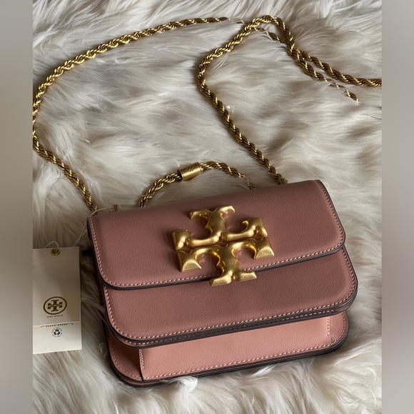 84057 - Tory Burch Eleanor Textured Small Convertible Shoulder Bag - Picture 10 of 14